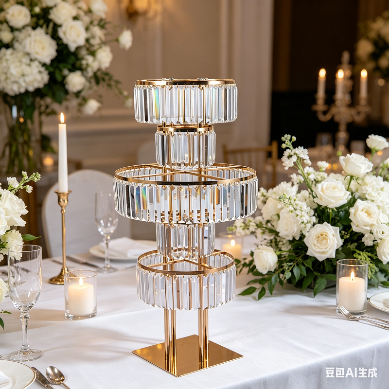 4 PCS Flower Rack Crystal Road - Wedding/Event Supply Store avaliação e preço