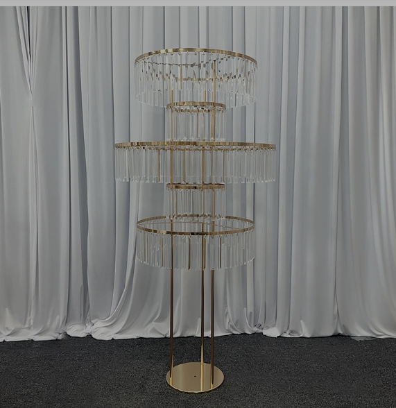 4 PCS Flower Rack Crystal Road - Wedding/Event Supply Store avaliação e preço