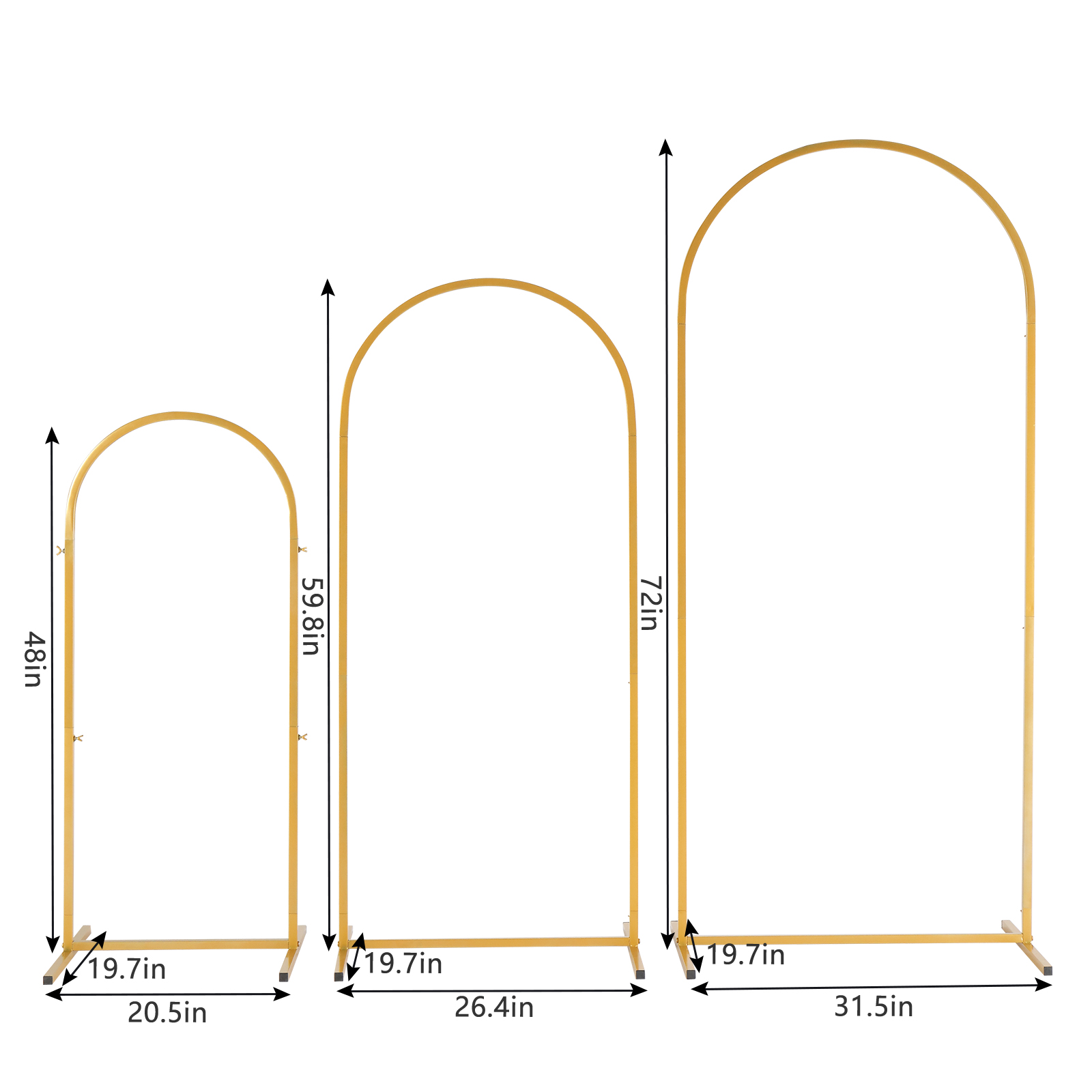 Golden metal balloon arch brac - Confetti Balloon Set avaliação e preço