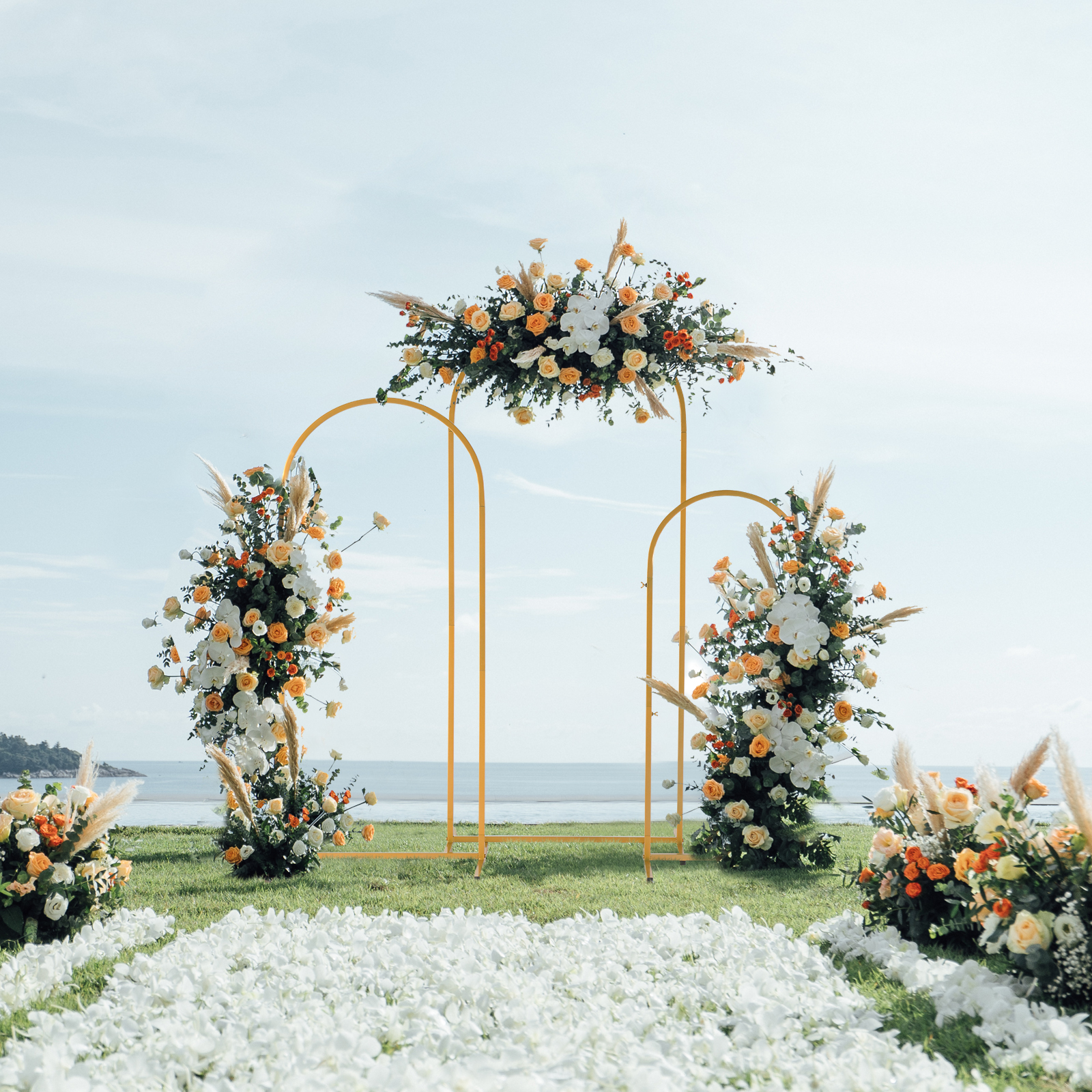 Golden metal balloon arch brac - Confetti Balloon Set avaliação e preço