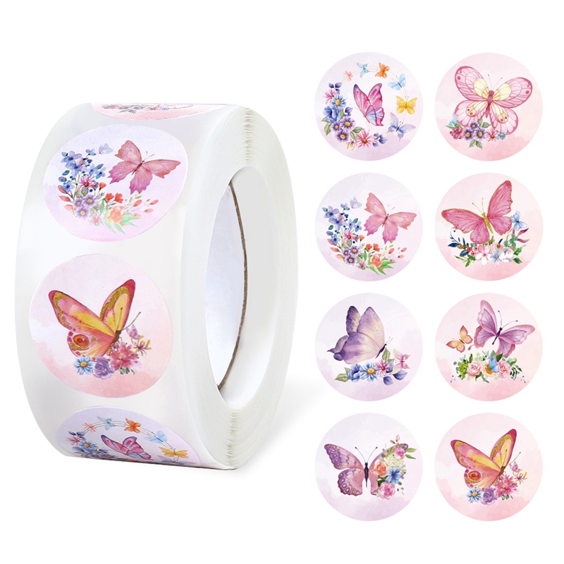 500pcs/roll Butterfly Stickers - Wedding Sutra avaliação e preço