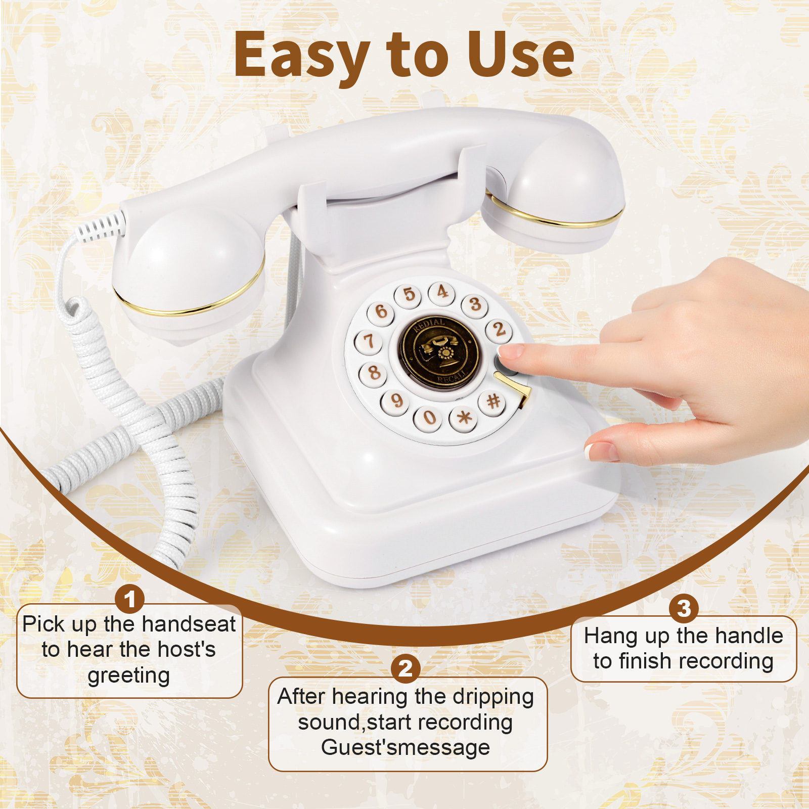 Audio message book phone weddi - Personalized Guest Book avaliação e preço