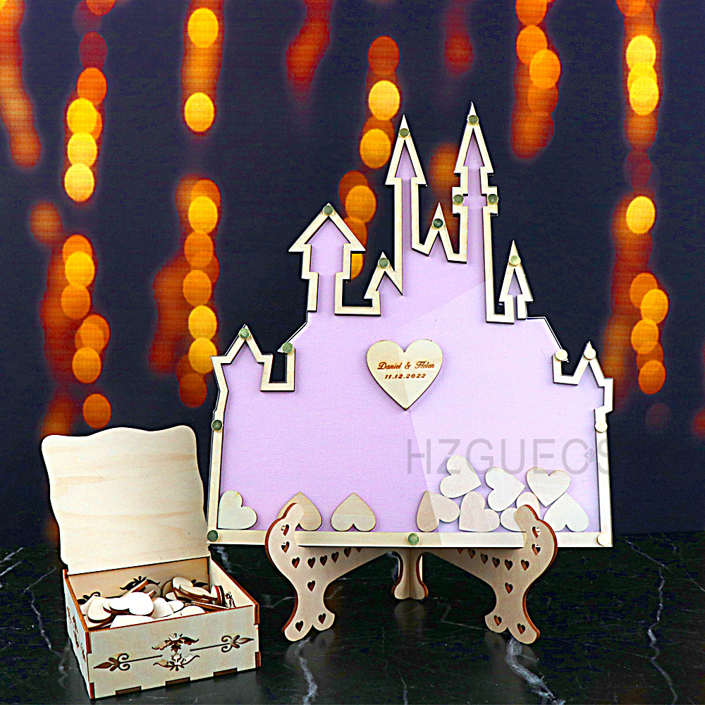 Personalized  Castle Guest Boo - Personalized Guest Book avaliação e preço