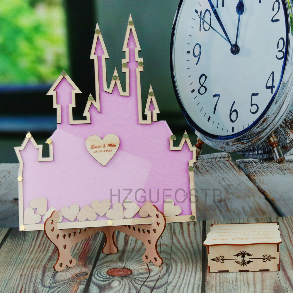 Personalized  Castle Guest Boo - Personalized Guest Book avaliação e preço