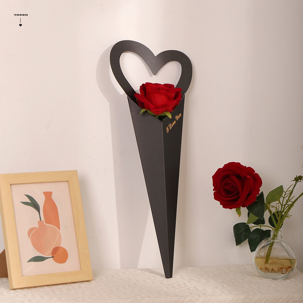 10pcs Romantic Heart Single Fl - Wedding Packaging avaliação e preço