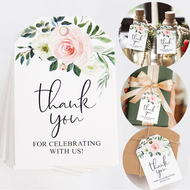 50pcs Thank You For Celebratin - Wedding Card Box avaliação e preço