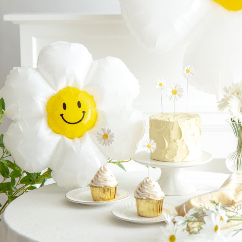 1/10 daisy balloons, huge smil - Confetti Balloon Set avaliação e preço