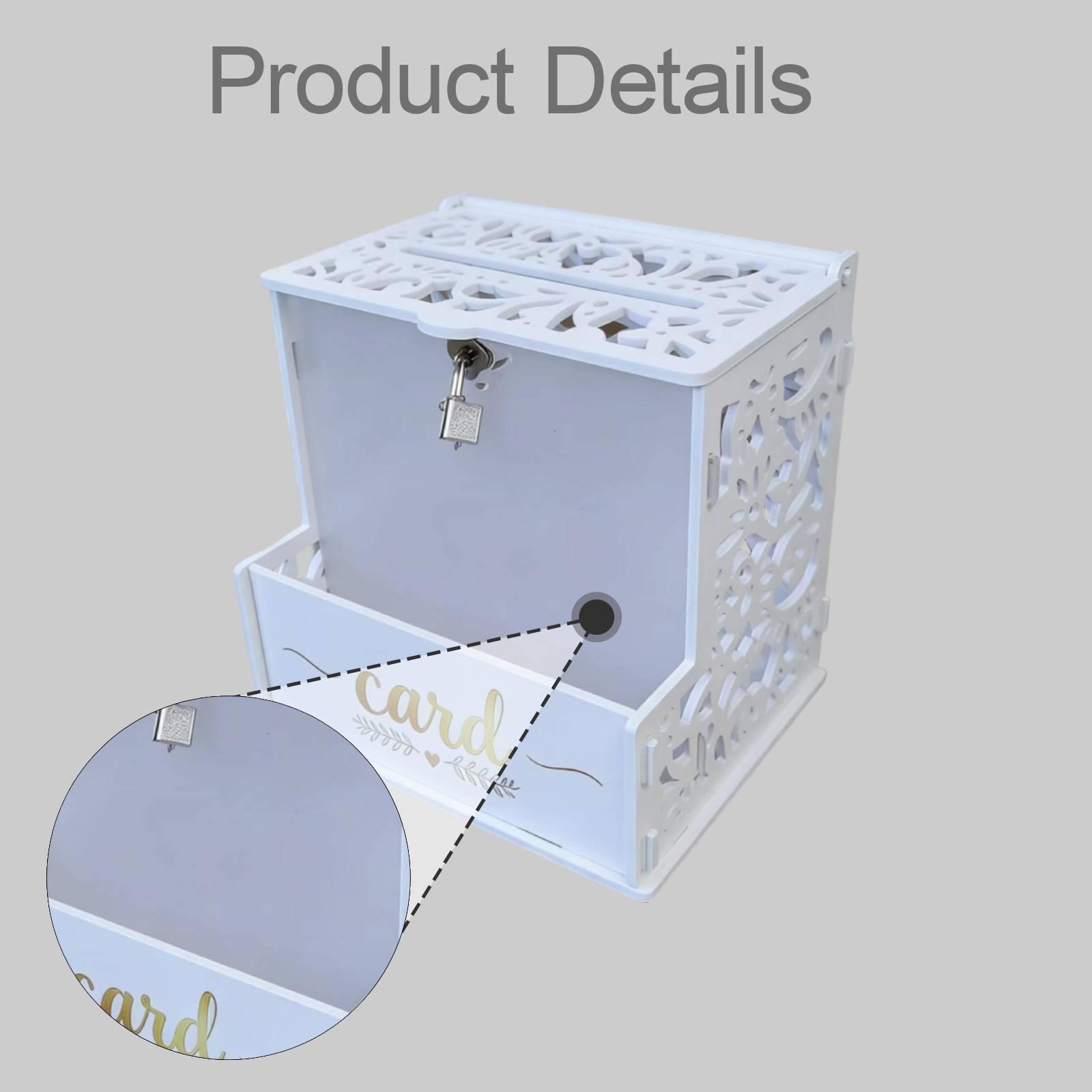 Wedding Card Box Keepsake Stor - Wedding Card Box avaliação e preço
