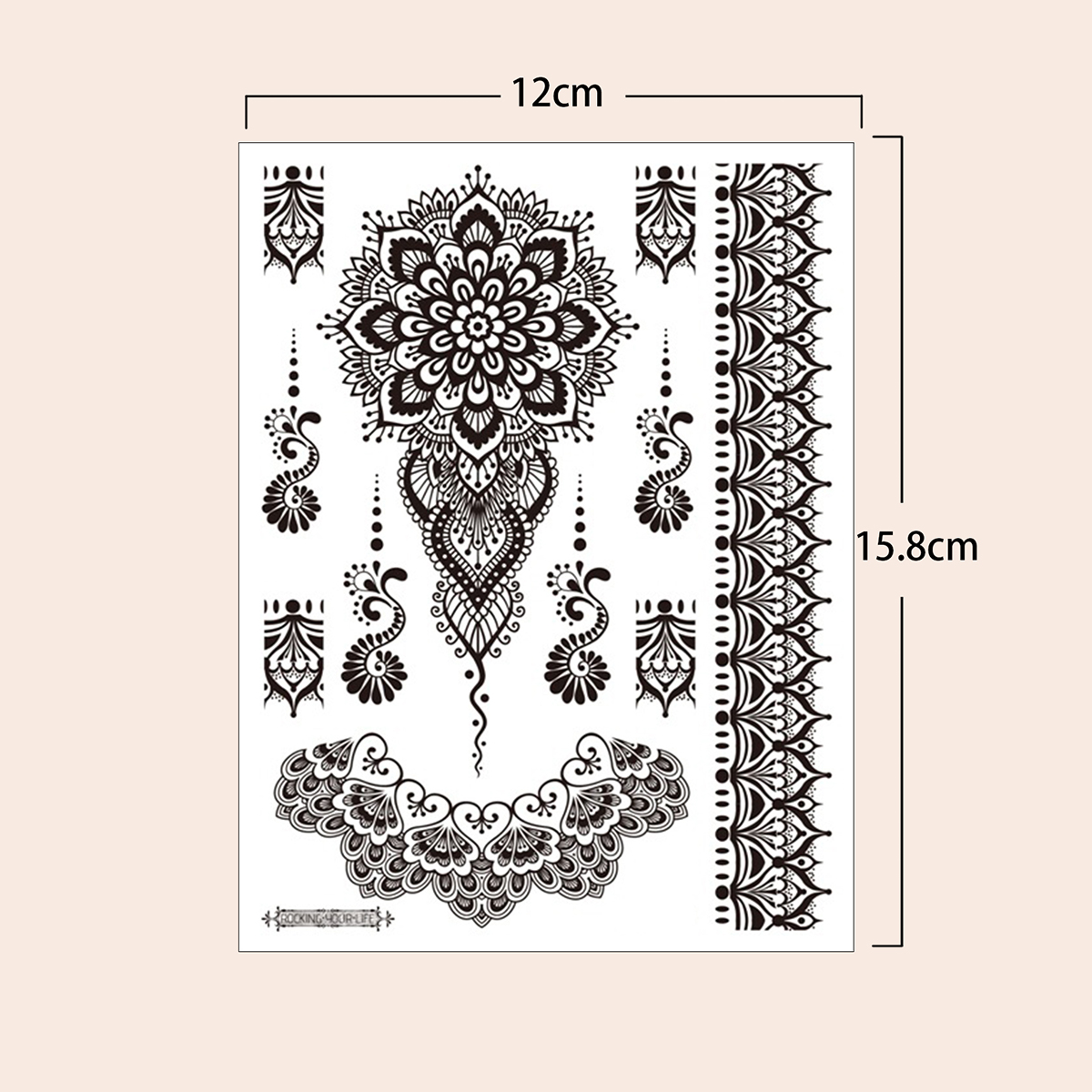 Waterproof Temporary Tattoo St - Wedding Sutra avaliação e preço