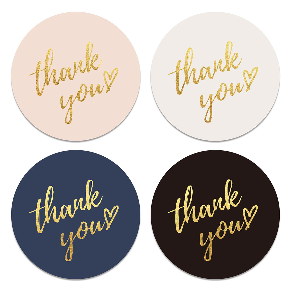50-500pcs 1inch Blue Thank You - Wedding Sutra avaliação e preço