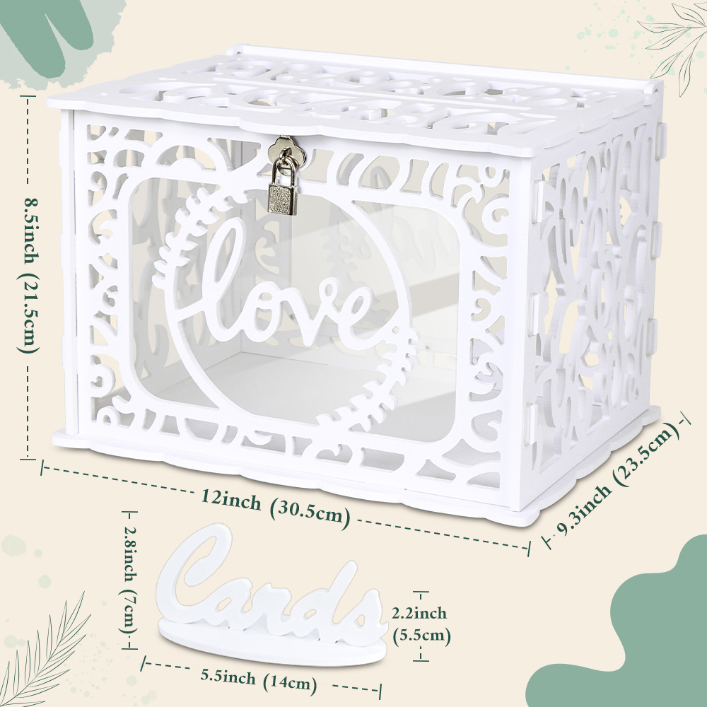 Wedding Card Box Envelope Gift - Wedding Card Box avaliação e preço
