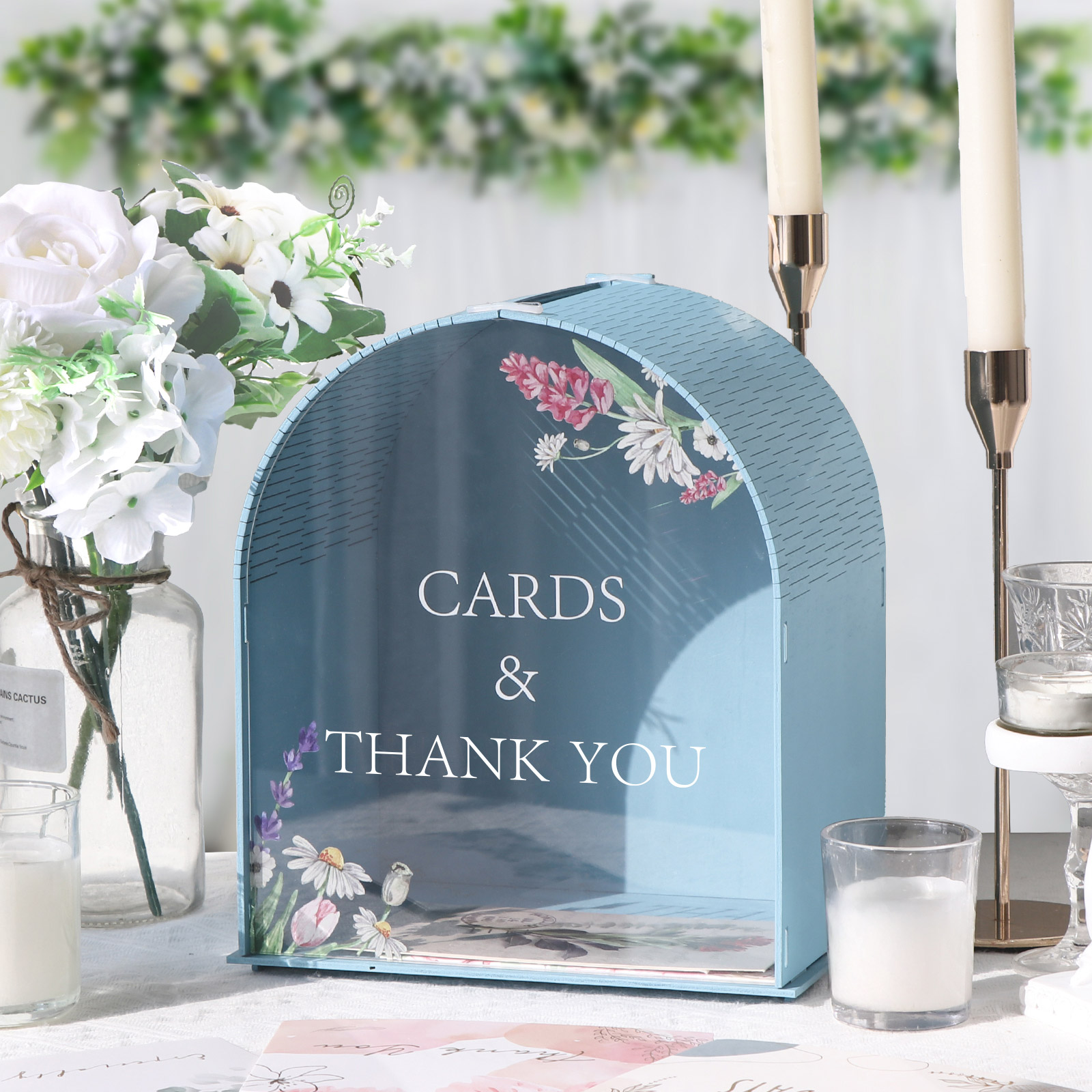 Wooden Wedding Card Box for Re - Wedding Card Box avaliação e preço