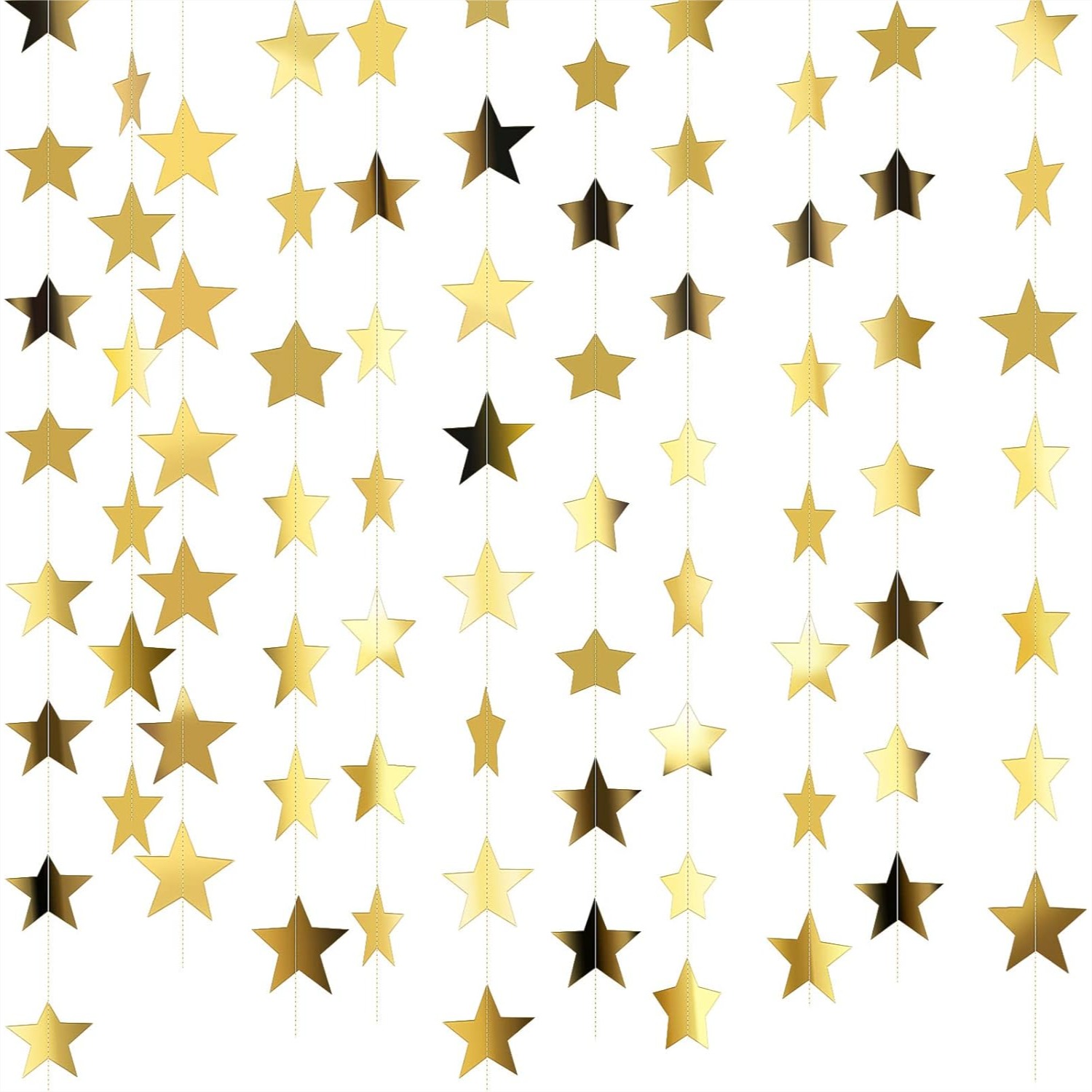 130ft Star Garland Banner for  - Wedding Decoration Supply avaliação e preço